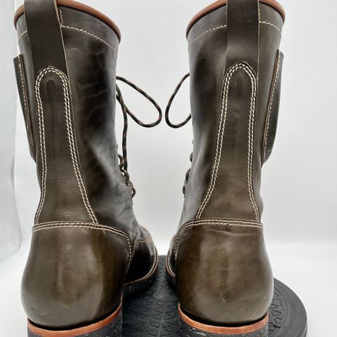 Willie's Handmade Boots Pioneer Lace To Toe in Maryam Olive Horsebutt