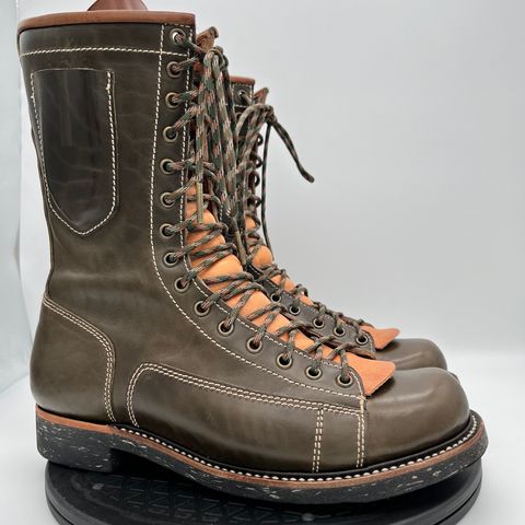 Willie's Handmade Boots Pioneer Lace To Toe in Maryam Olive Horsebutt
