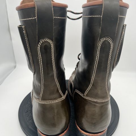 Willie's Handmade Boots Pioneer Lace To Toe in Maryam Olive Horsebutt