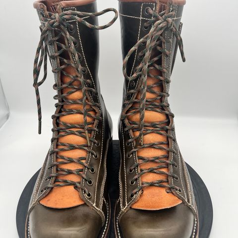 Willie's Handmade Boots Pioneer Lace To Toe in Maryam Olive Horsebutt