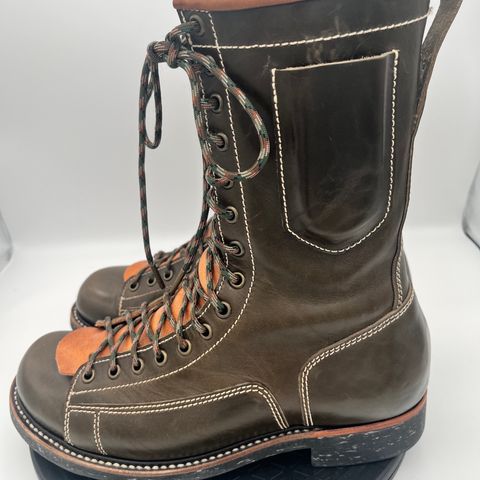 Willie's Handmade Boots Pioneer Lace To Toe in Maryam Olive Horsebutt