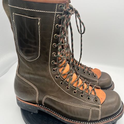 Willie's Handmade Boots Pioneer Lace To Toe in Maryam Olive Horsebutt