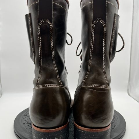 Willie's Handmade Boots Pioneer Lace To Toe in Maryam Olive Horsebutt