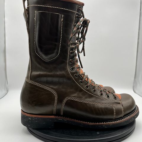 Willie's Handmade Boots Pioneer Lace To Toe in Maryam Olive Horsebutt