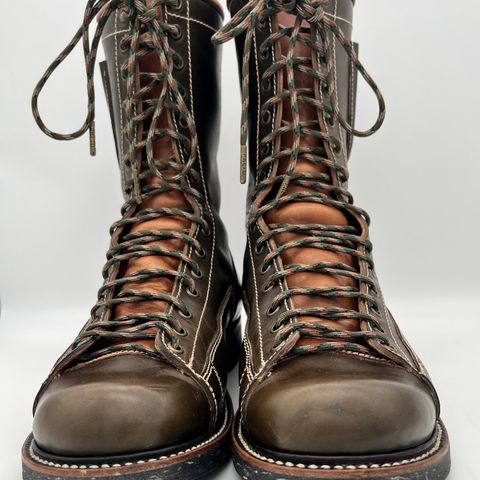 Willie's Handmade Boots Pioneer Lace To Toe in Maryam Olive Horsebutt