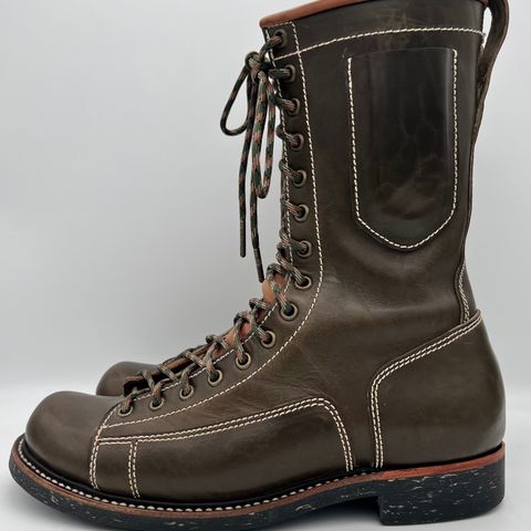 Willie's Handmade Boots Pioneer Lace To Toe in Maryam Olive Horsebutt