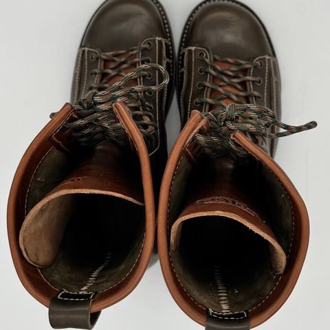 Willie's Handmade Boots Pioneer Lace To Toe in Maryam Olive Horsebutt