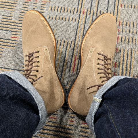 View photo of Benzein TDD-01 Boot in Horween Natural Chromexcel Roughout