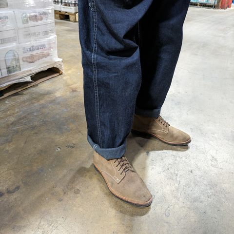 View photo of Benzein TDD-01 Boot in Horween Natural Chromexcel Roughout