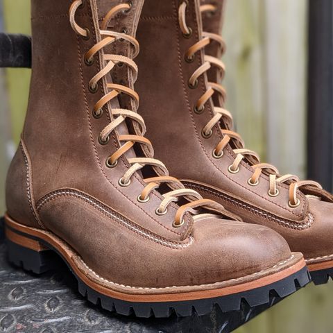 Willie's Handmade Boots V3 Workboot in Horween Natural Rowdy
