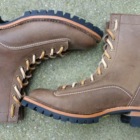 Willie's Handmade Boots V3 Workboot in Horween Natural Rowdy