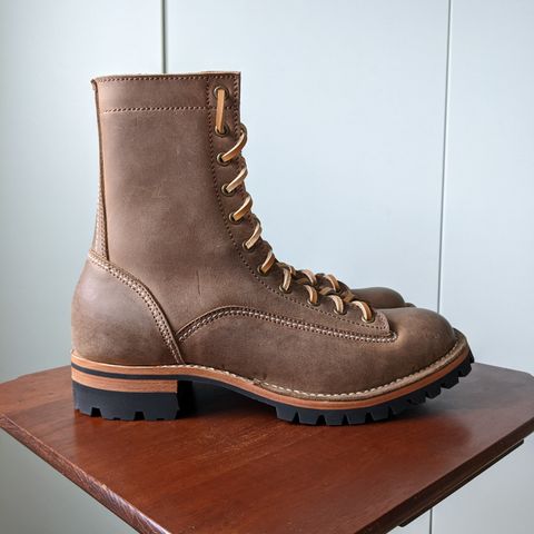 Willie's Handmade Boots V3 Workboot in Horween Natural Rowdy