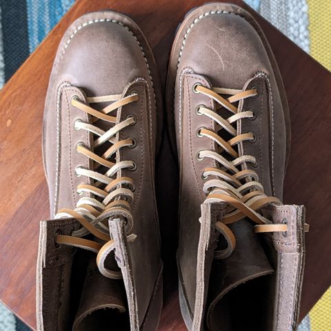 Willie's Handmade Boots V3 Workboot in Horween Natural Rowdy