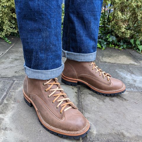 Willie's Handmade Boots V3 Workboot in Horween Natural Rowdy