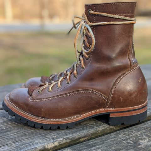 Willie's Handmade Boots V3 Workboot in Horween Natural Rowdy