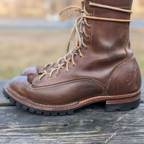 Search result thumbnail of Willie's Handmade Boots V3 Workboot in Horween Natural Rowdy