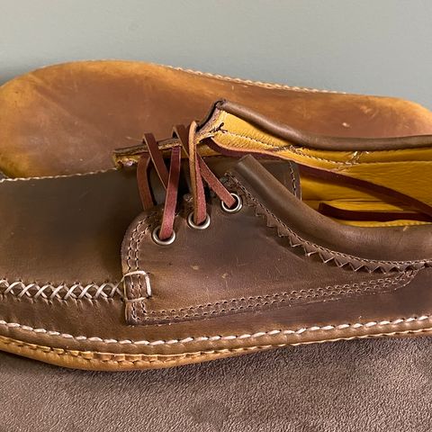 Search result thumbnail of Quoddy Blucher in Horween Olive Chromexcel