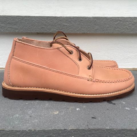 View photo of Rancourt & Co. Acadia Chukka Redux in Horween Natural Essex