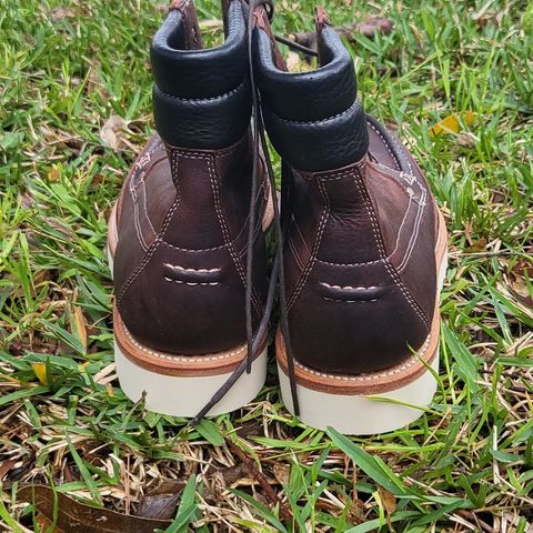 Grant Stone Field Boot in C.F. Stead Dark Burgundy Classic Kudu