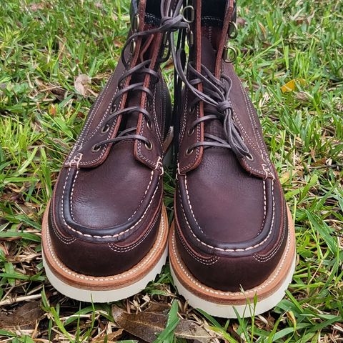 Grant Stone Field Boot in C.F. Stead Dark Burgundy Classic Kudu