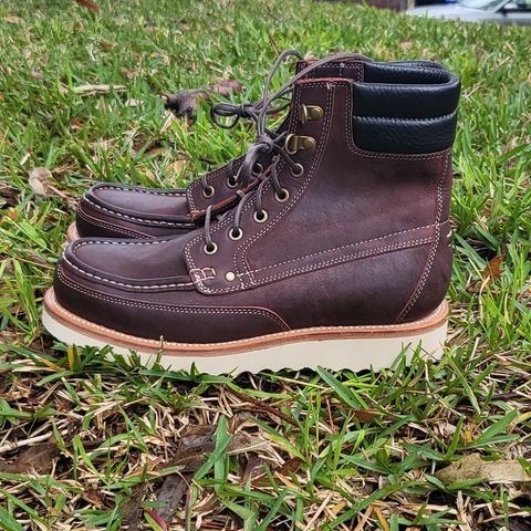 Grant Stone Field Boot in C.F. Stead Dark Burgundy Classic Kudu