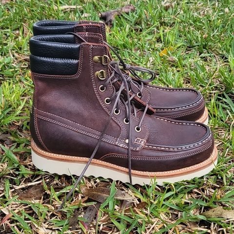 Grant Stone Field Boot in C.F. Stead Dark Burgundy Classic Kudu