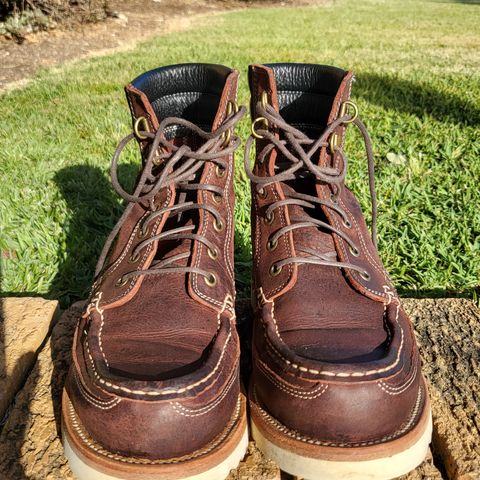 Grant Stone Field Boot in C.F. Stead Dark Burgundy Classic Kudu