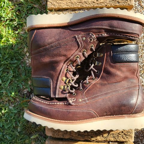 Grant Stone Field Boot in C.F. Stead Dark Burgundy Classic Kudu