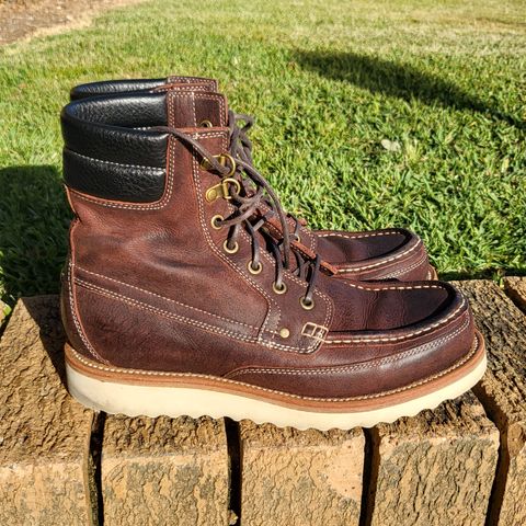 Grant Stone Field Boot in C.F. Stead Dark Burgundy Classic Kudu