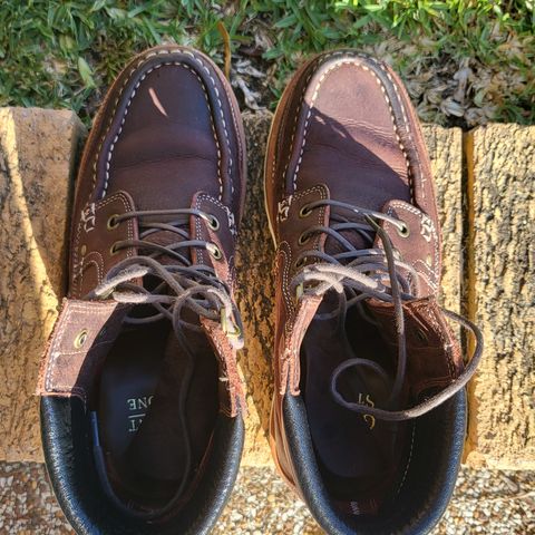 Grant Stone Field Boot in C.F. Stead Dark Burgundy Classic Kudu