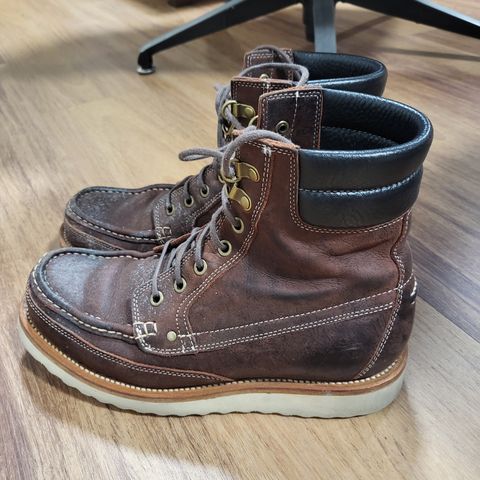 Grant Stone Field Boot in C.F. Stead Dark Burgundy Classic Kudu