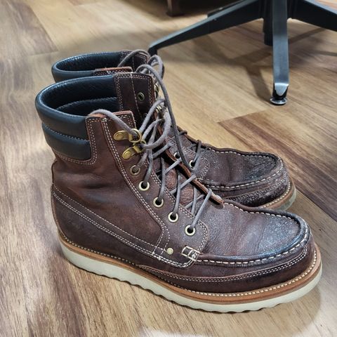 Grant Stone Field Boot in C.F. Stead Dark Burgundy Classic Kudu
