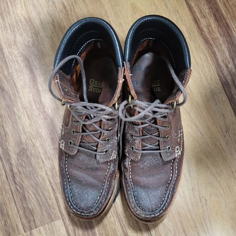 Grant Stone Field Boot in C.F. Stead Dark Burgundy Classic Kudu