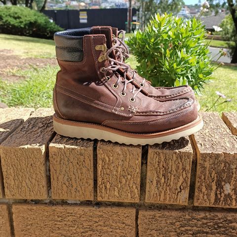 Grant Stone Field Boot in C.F. Stead Dark Burgundy Classic Kudu