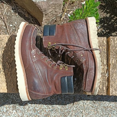 Grant Stone Field Boot in C.F. Stead Dark Burgundy Classic Kudu