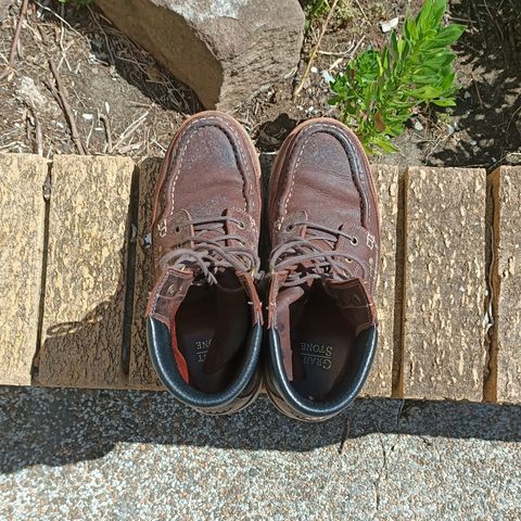 Grant Stone Field Boot in C.F. Stead Dark Burgundy Classic Kudu