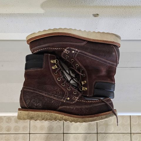 Grant Stone Field Boot in C.F. Stead Dark Burgundy Classic Kudu