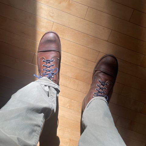 View photo of Red Wing Iron Ranger in S.B. Foot Amber Harness