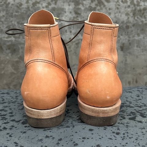 M.F. Boot Co Service Boot in Sepici Tumbled Waxed Natural Veg Tan