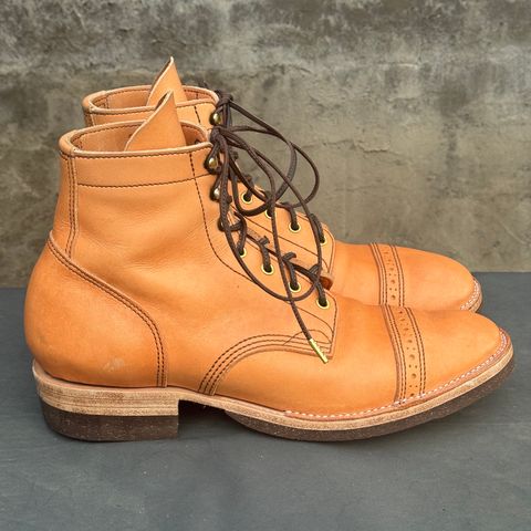 Search result thumbnail of M.F. Boot Co Service Boot in Sepici Tumbled Waxed Natural Veg Tan