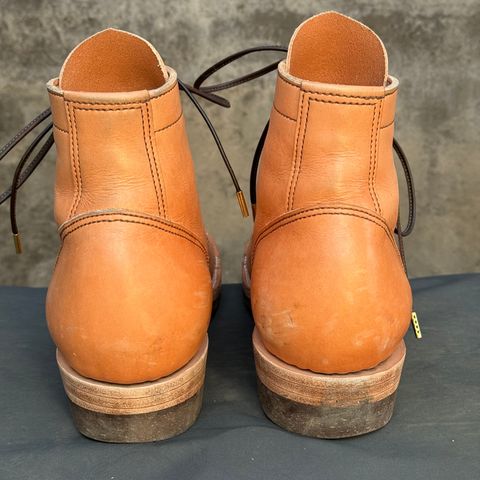 View photo of M.F. Boot Co Service Boot in Sepici Tumbled Waxed Natural Veg Tan