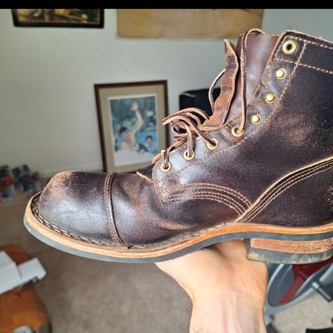 Nicks Prospector in Horween Brown Waxed Flesh