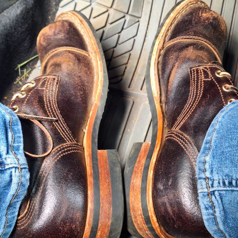 Nicks Prospector in Horween Brown Waxed Flesh