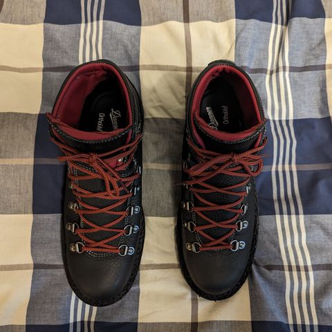 Danner Mountain Pass in Black Full Grain