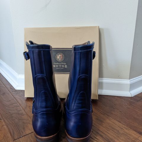 Motor Engineer Boots in Horween Natural Chromexcel