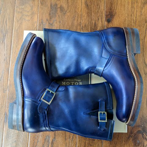 Motor Engineer Boots in Horween Natural Chromexcel