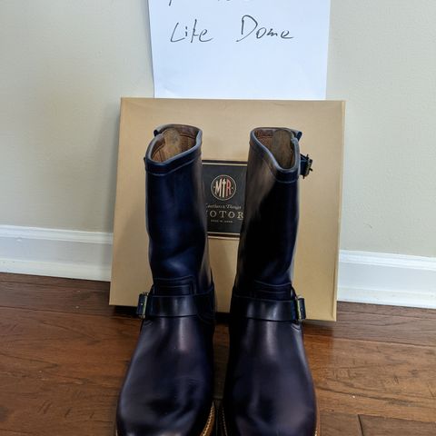 Motor Engineer Boots in Horween Natural Chromexcel
