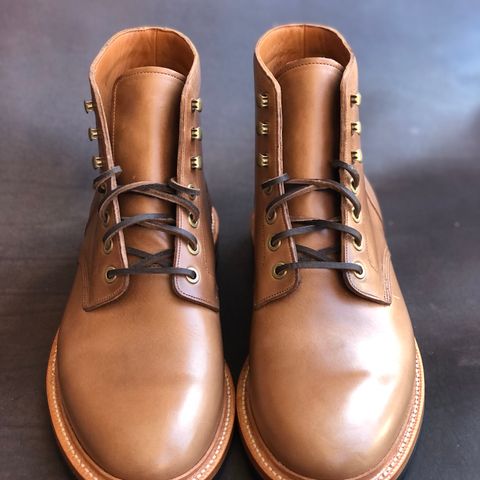 Search result thumbnail of Grant Stone Diesel Boot in Horween Dune Chromexcel