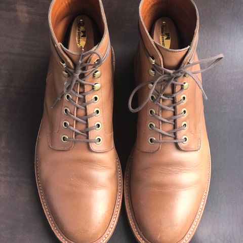 View photo of Grant Stone Diesel Boot in Horween Dune Chromexcel