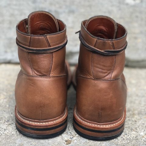 View photo of Grant Stone Diesel Boot in Horween Dune Chromexcel